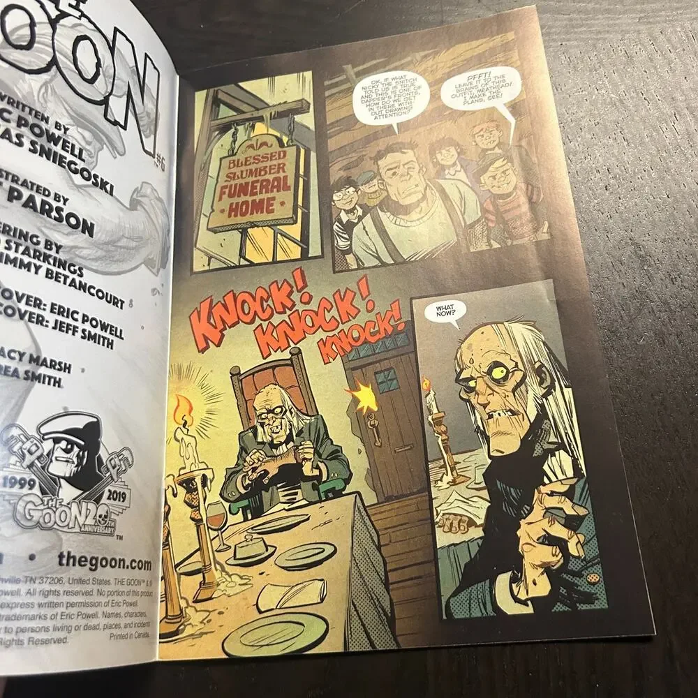 New Goon Comic 6 Cover B Variant Jeff Smith First Print 2019 Eric Powell Cohen